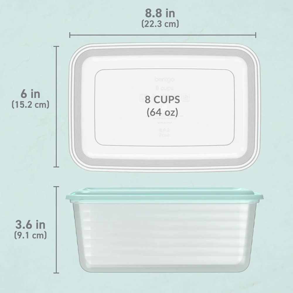 Bentgo Prep 8-Cup Deep-Dish Container (20-Piece Set) - Image 6