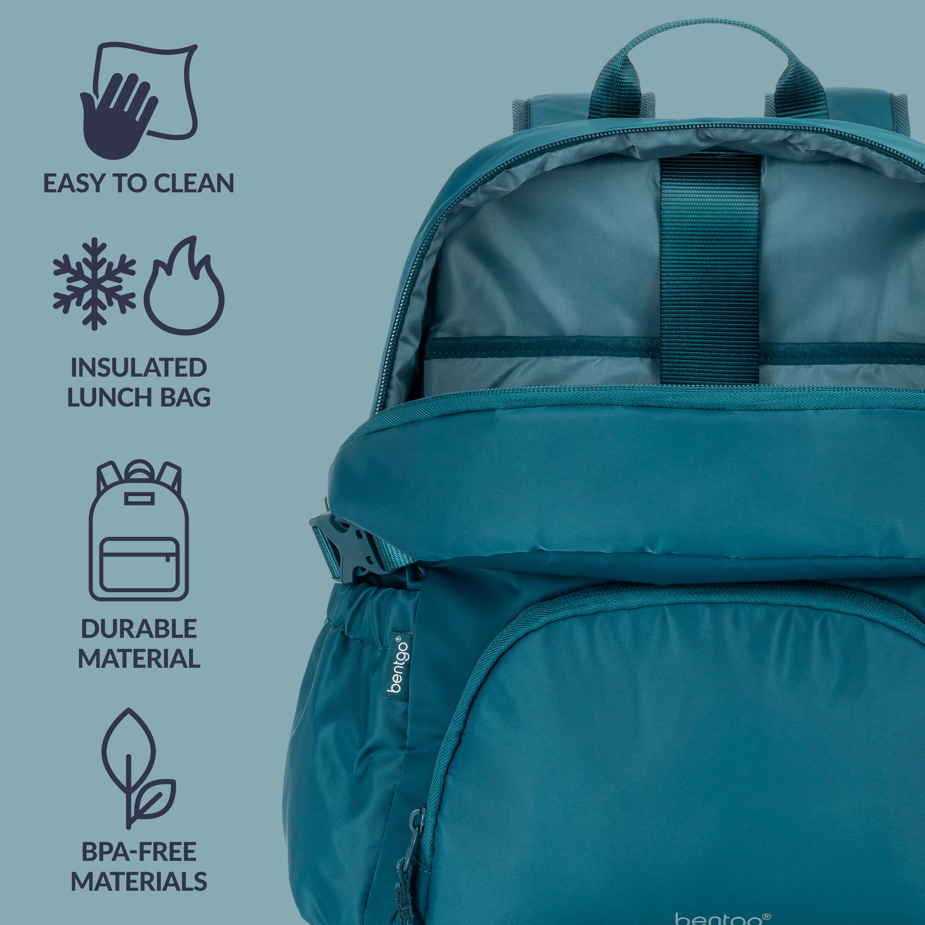 Bentgo 2-in-1 Backpack & Lunch Bag - Bone - Image 17