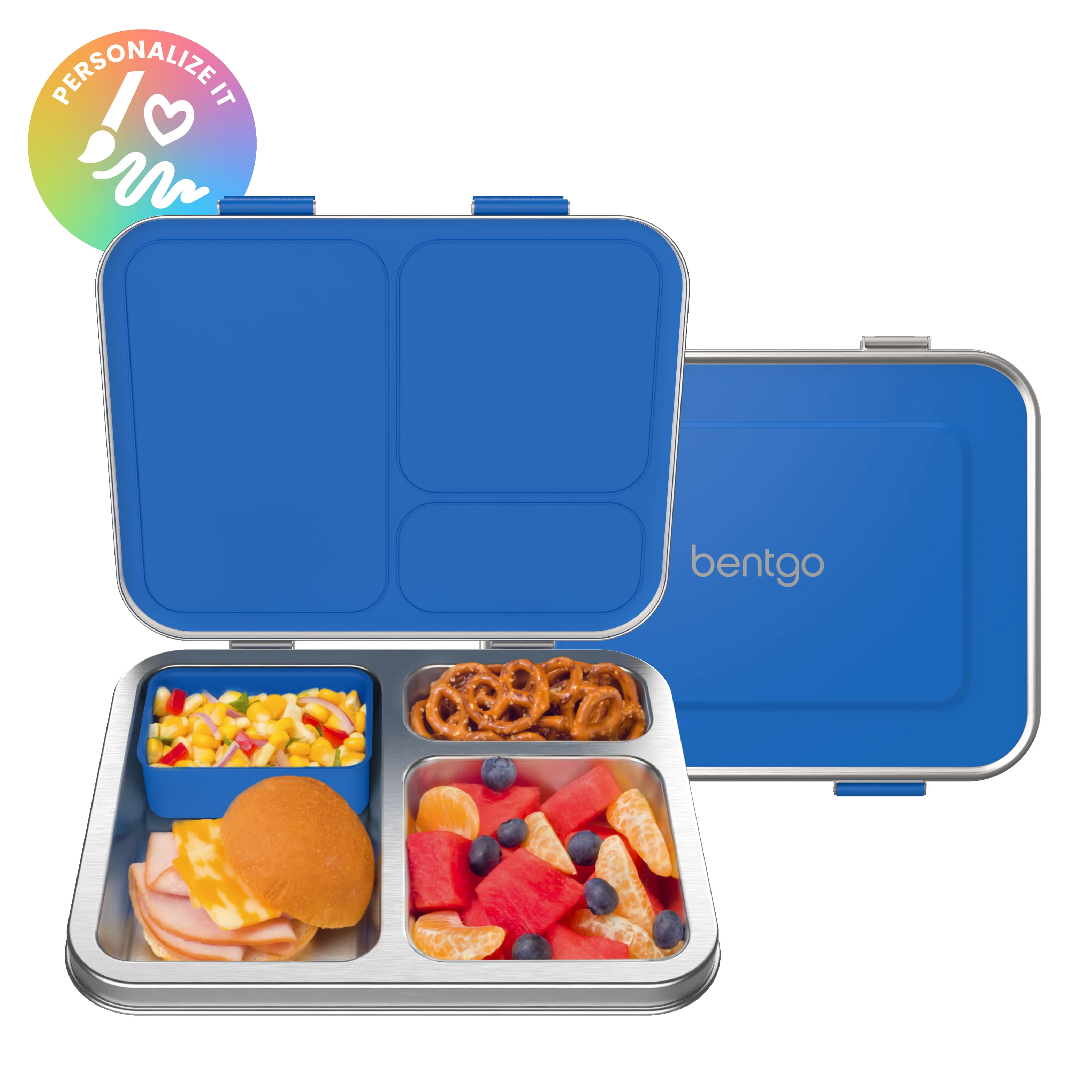 Bentgo Kids Stainless Steel Lunch Box - Fuchsia