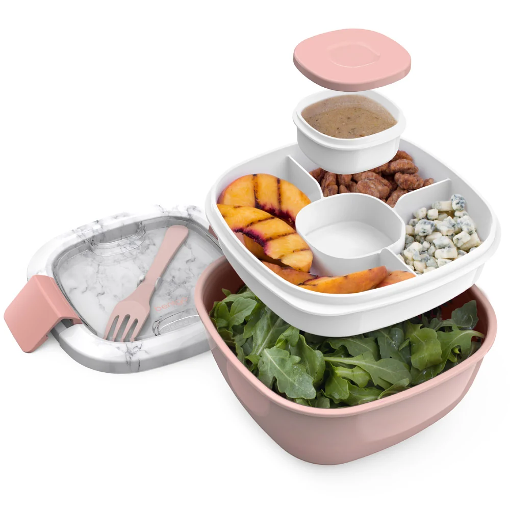 Bentgo Salad Container (2-Pack) - Blush Marble - Image 41
