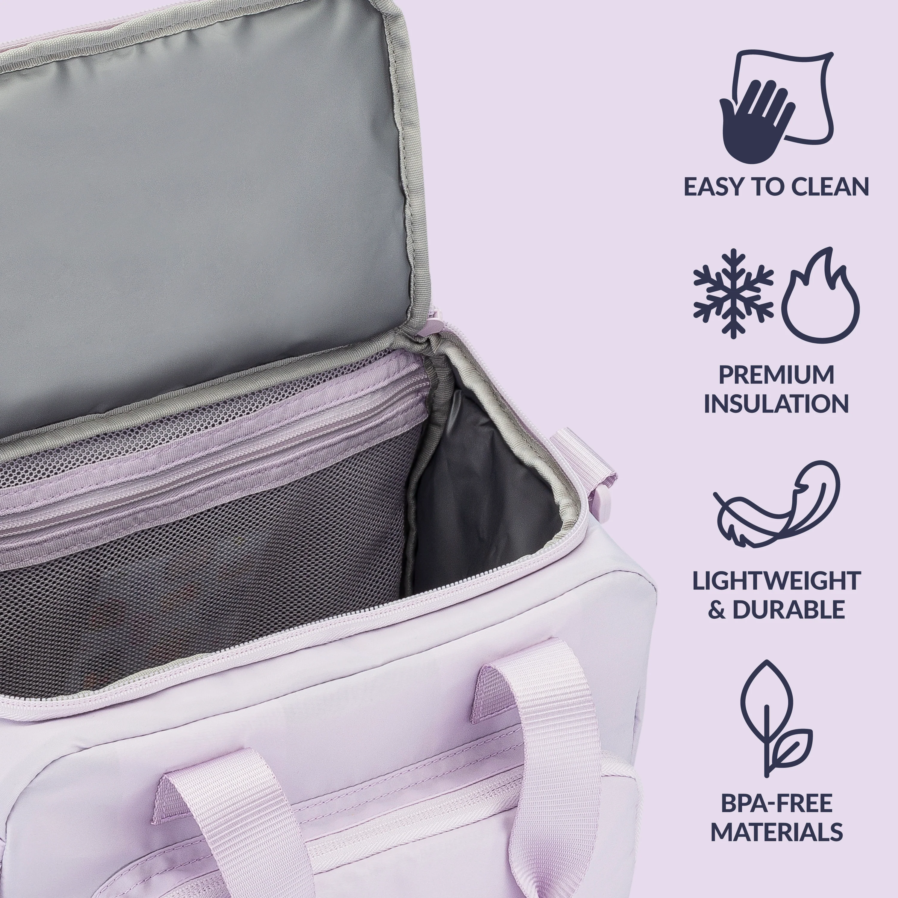 Bentgo Insulated Lunch Bag - Bone - Image 24