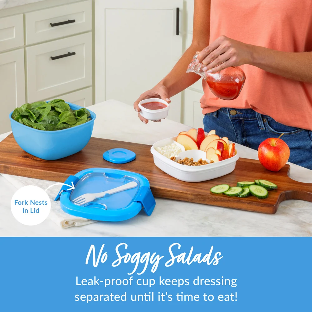 Bentgo Salad Container (2-Pack) - Blush Marble - Image 13