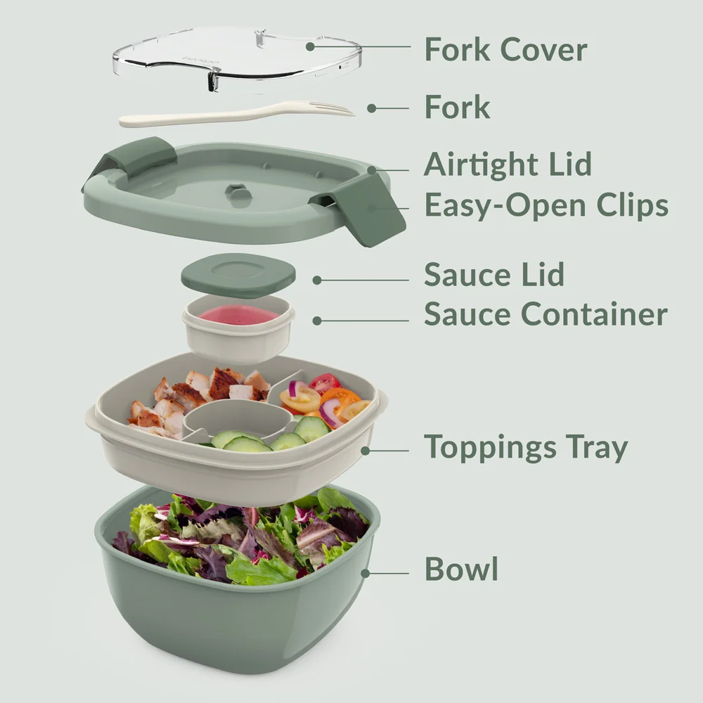 Bentgo Salad Container (2-Pack) - Blush Marble - Image 39