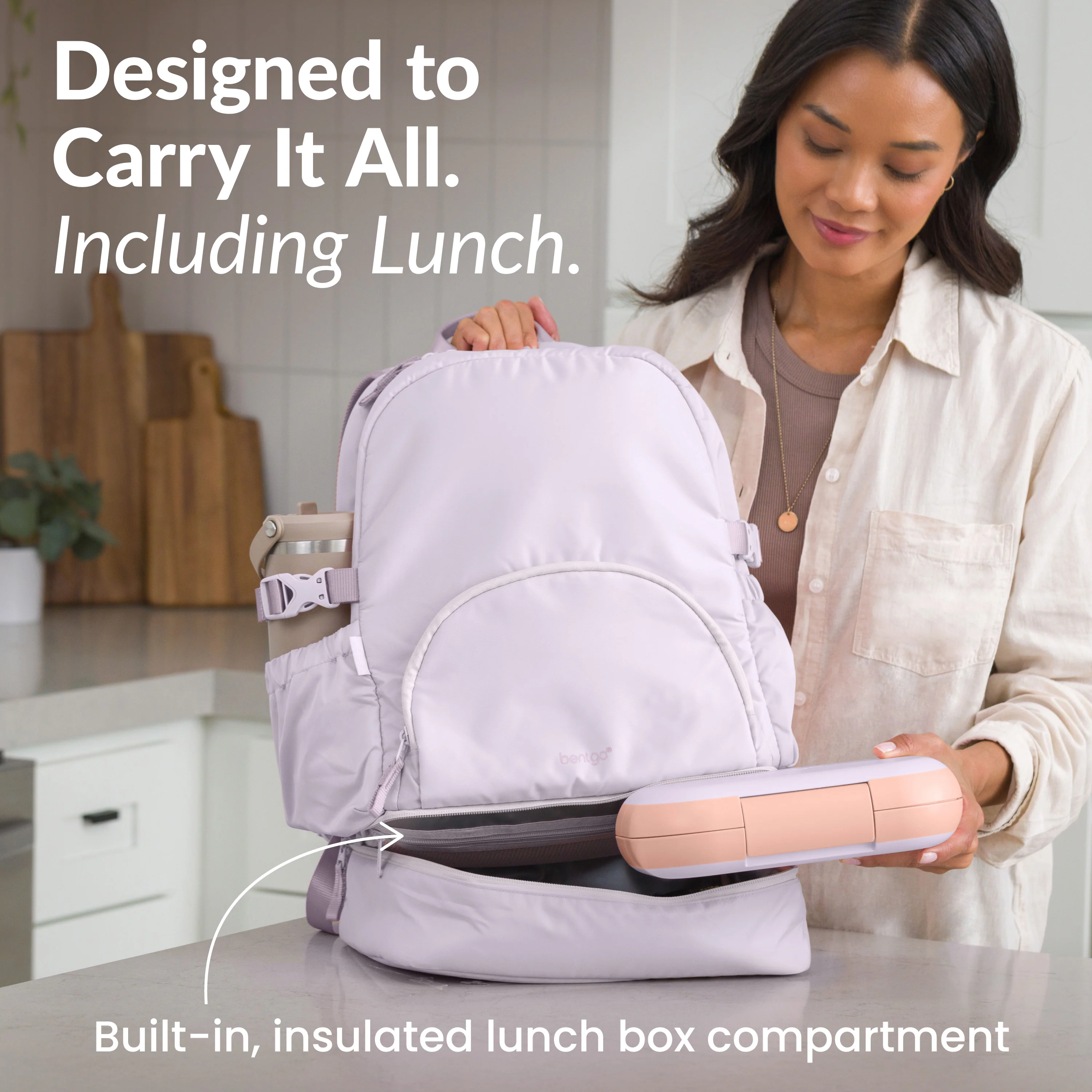Bentgo 2-in-1 Backpack & Lunch Bag - Bone - Image 23