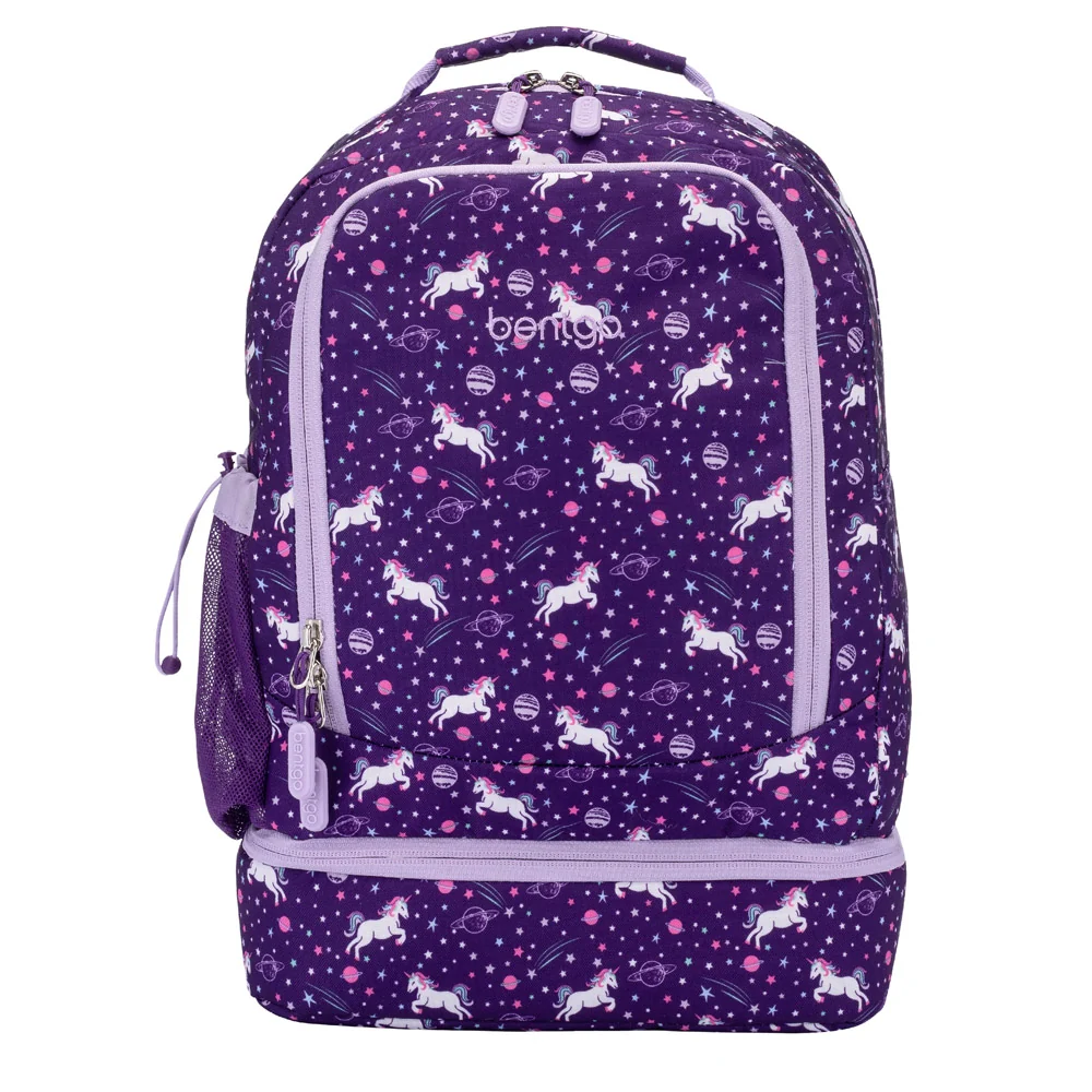 Bentgo Kids Prints 2-in-1 Backpack & Lunch Bag - Mermaid Scales