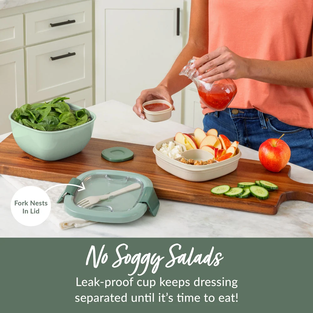 Bentgo Salad Container (2-Pack) - Blush Marble - Image 37