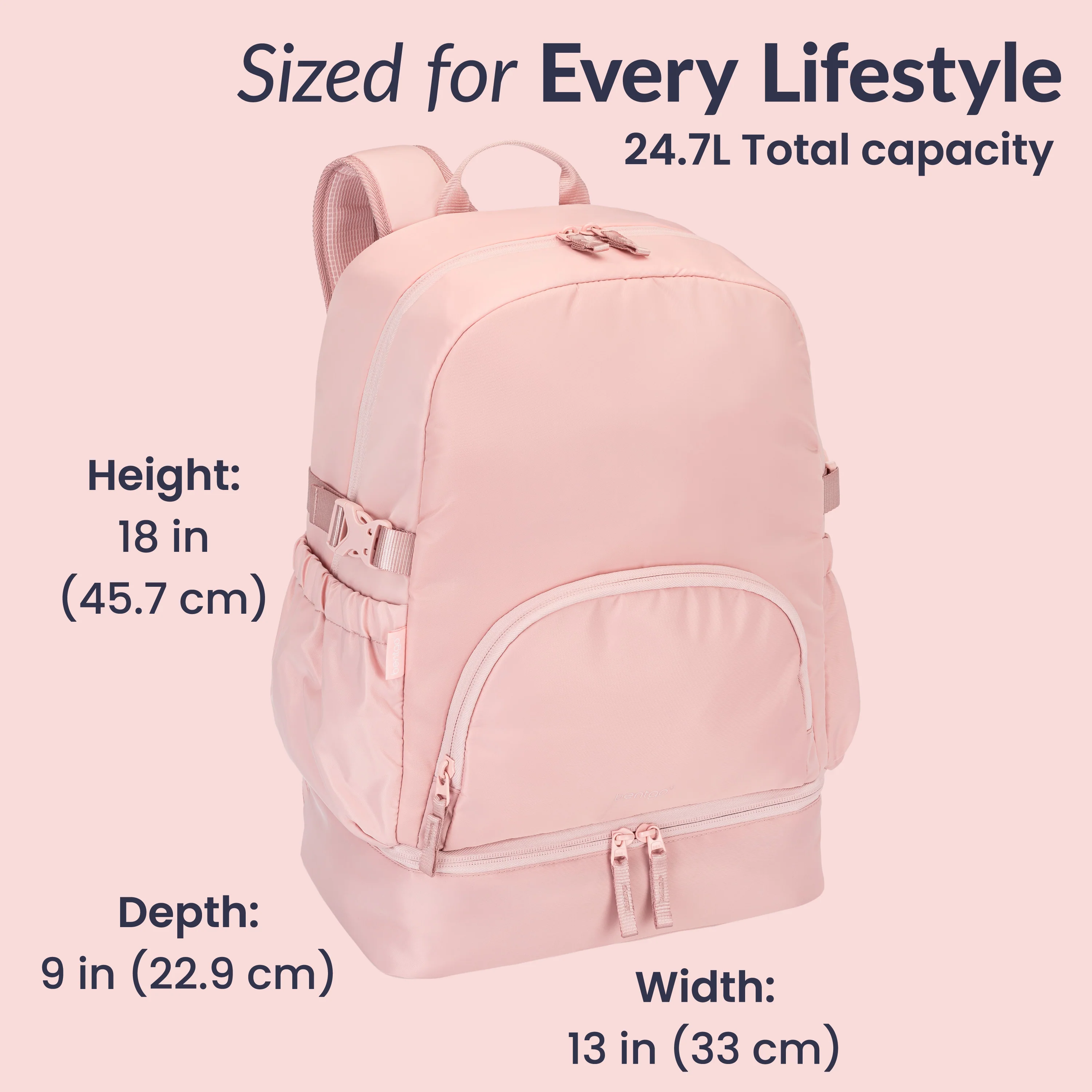 Bentgo 2-in-1 Backpack & Lunch Bag - Bone - Image 42