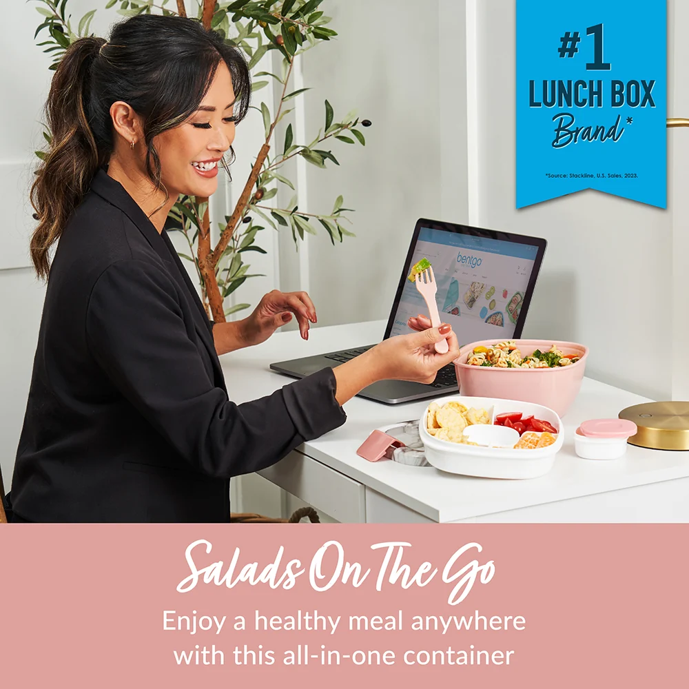 Bentgo Salad Container (2-Pack) - Blush Marble - Image 43