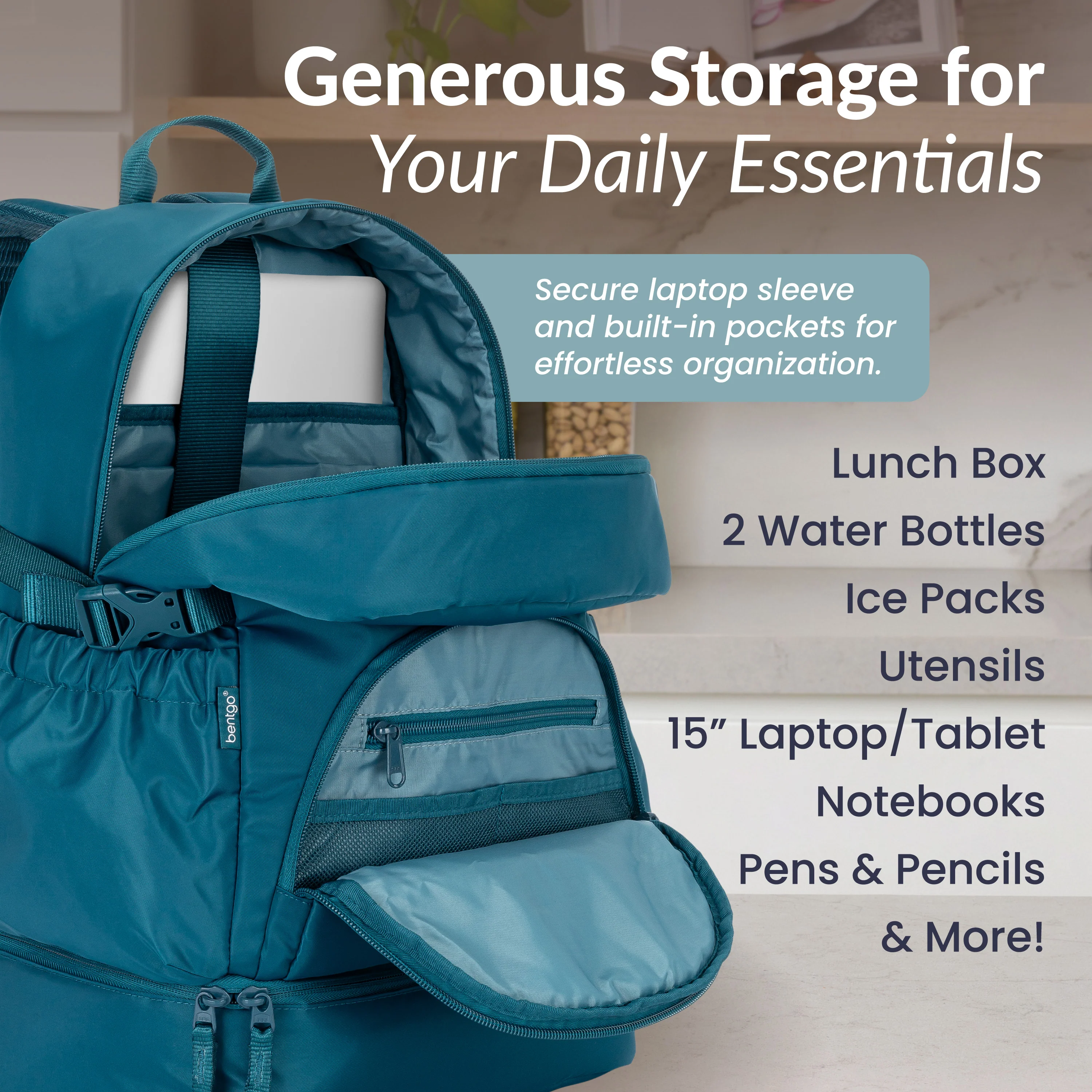 Bentgo 2-in-1 Backpack & Lunch Bag - Bone - Image 18