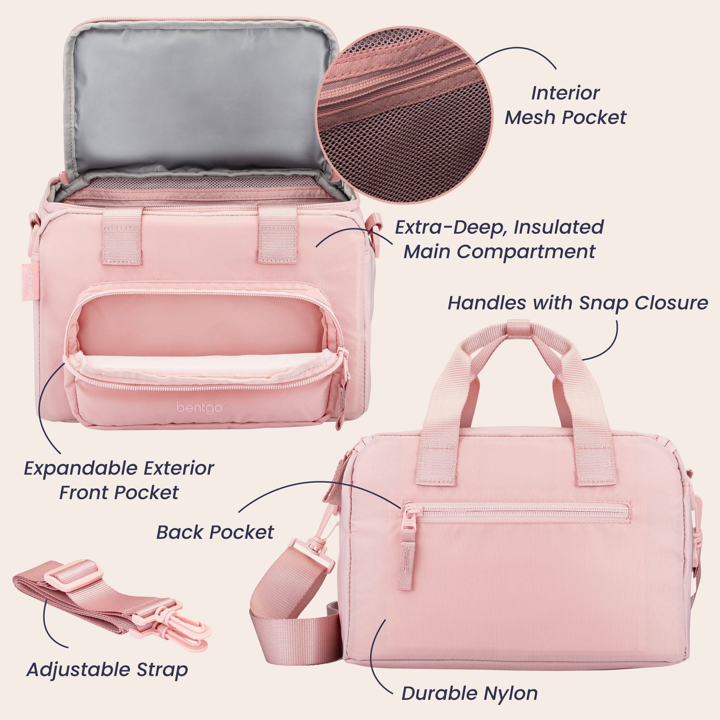 Bentgo Insulated Lunch Bag - Bone - Image 40