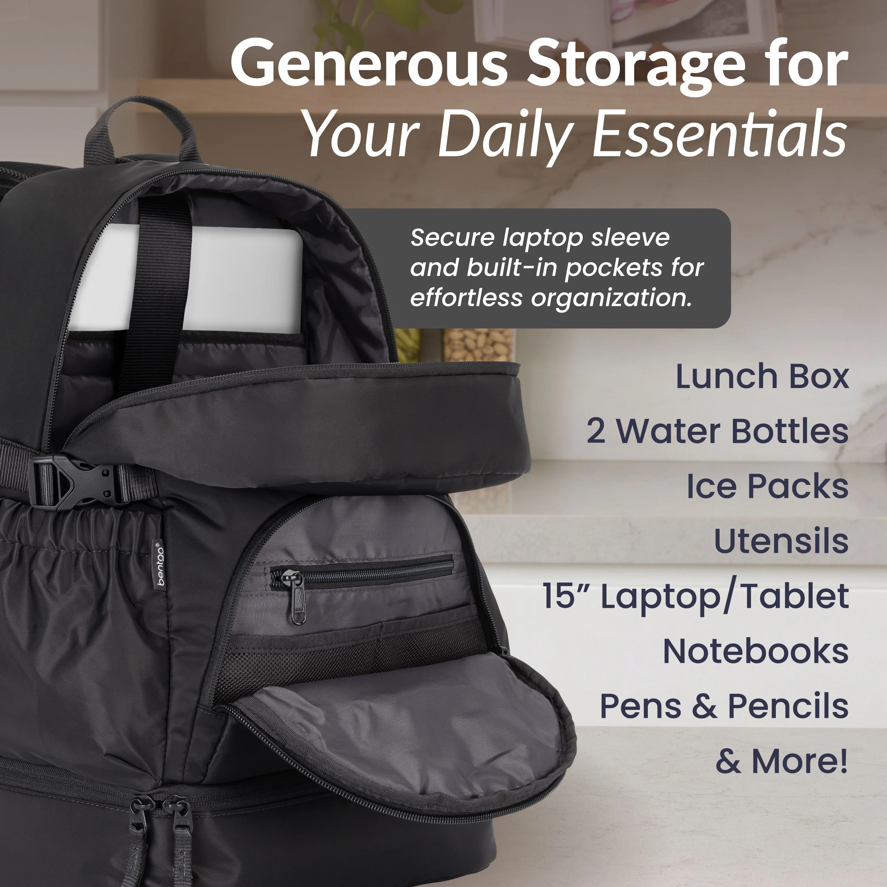 Bentgo 2-in-1 Backpack & Lunch Bag - Bone - Image 32