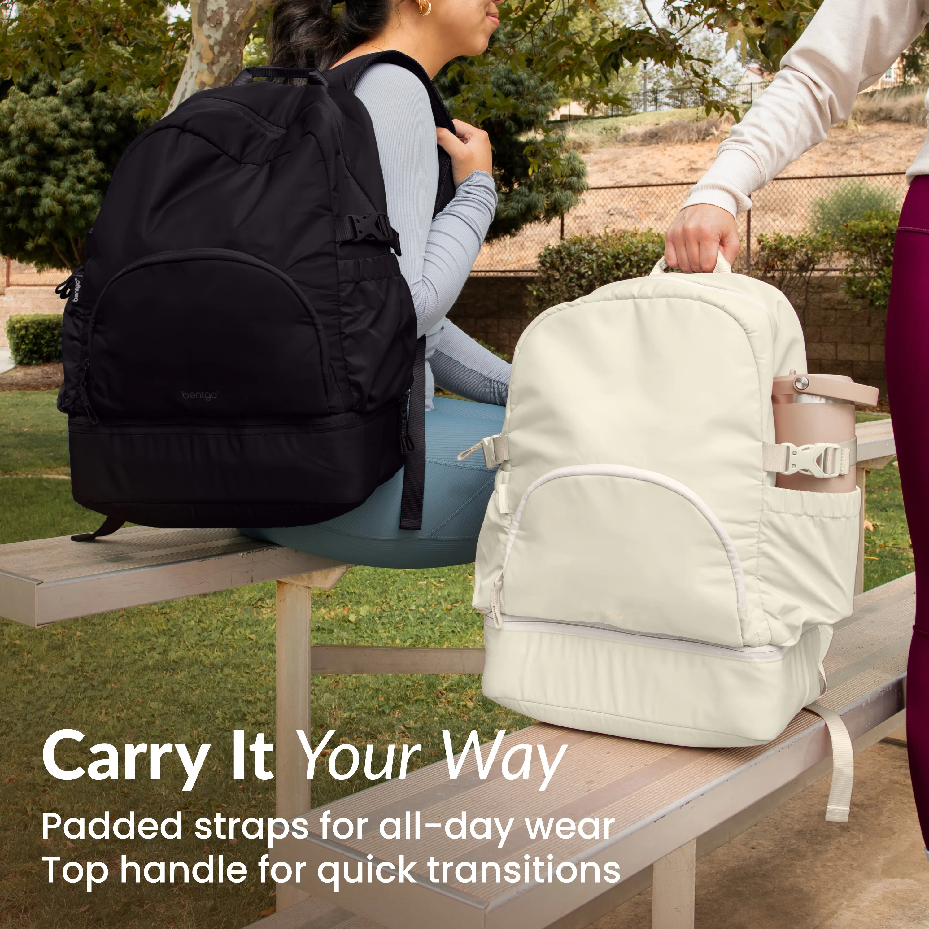 Bentgo 2-in-1 Backpack & Lunch Bag - Bone - Image 6