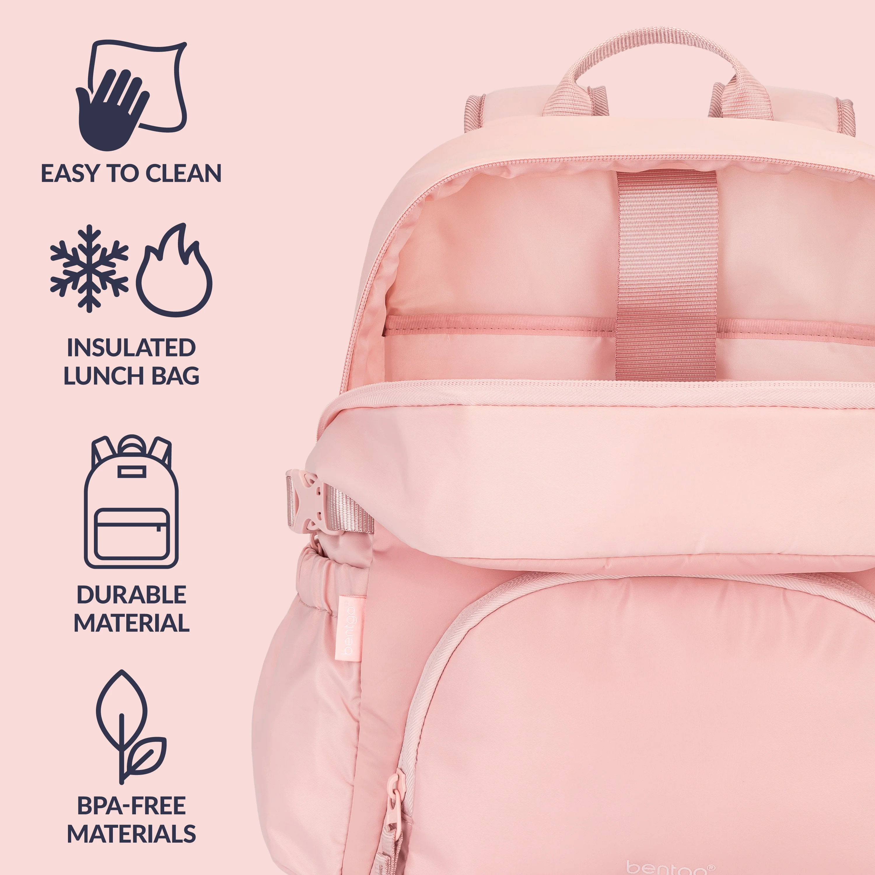 Bentgo 2-in-1 Backpack & Lunch Bag - Bone - Image 38
