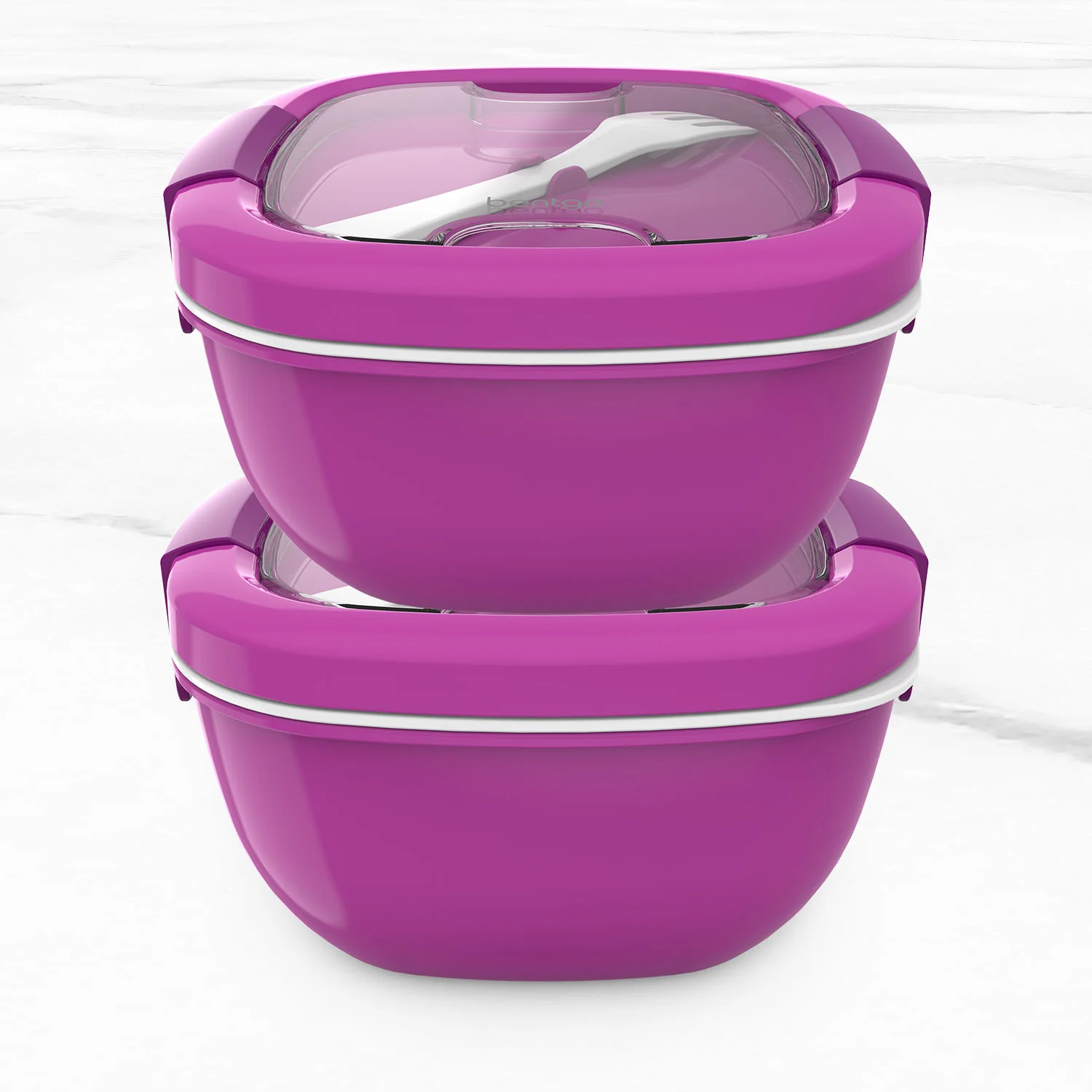 Bentgo Salad Container (2-Pack) - Blush Marble - Image 18