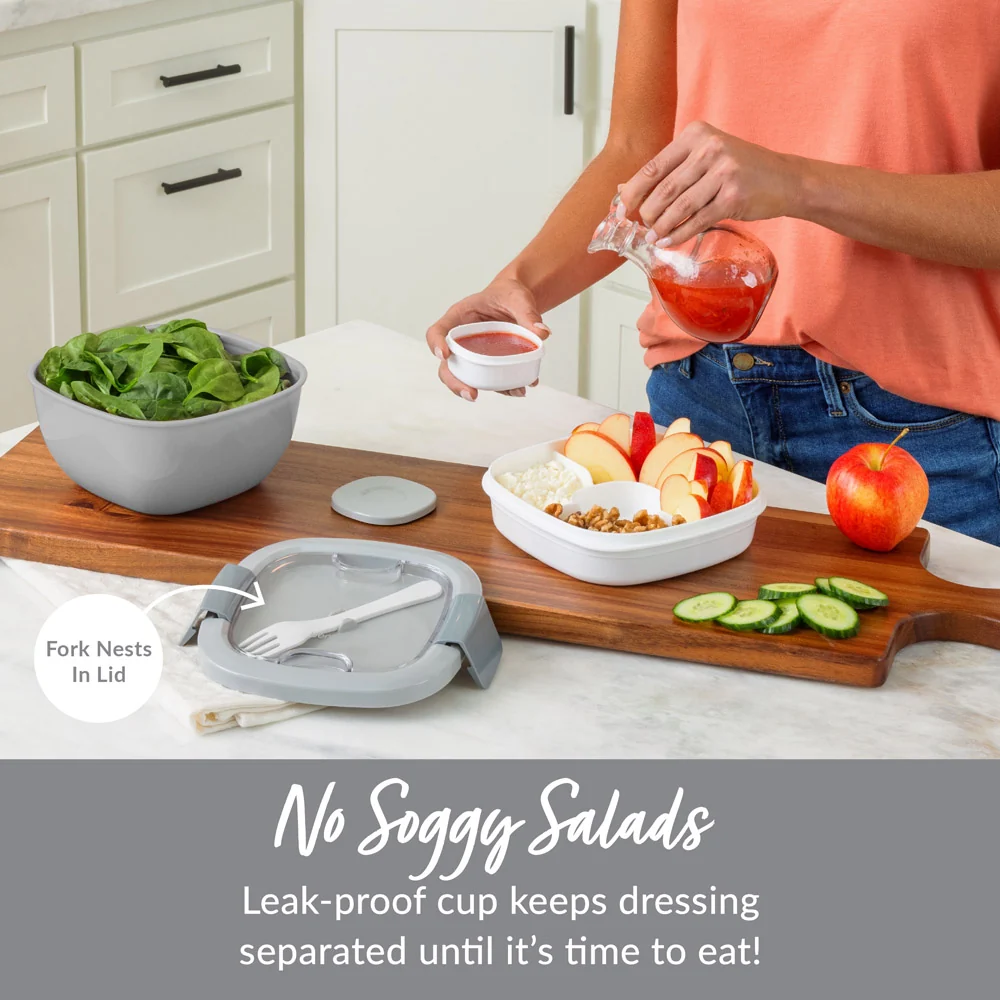 Bentgo Salad Container (2-Pack) - Blush Marble - Image 29