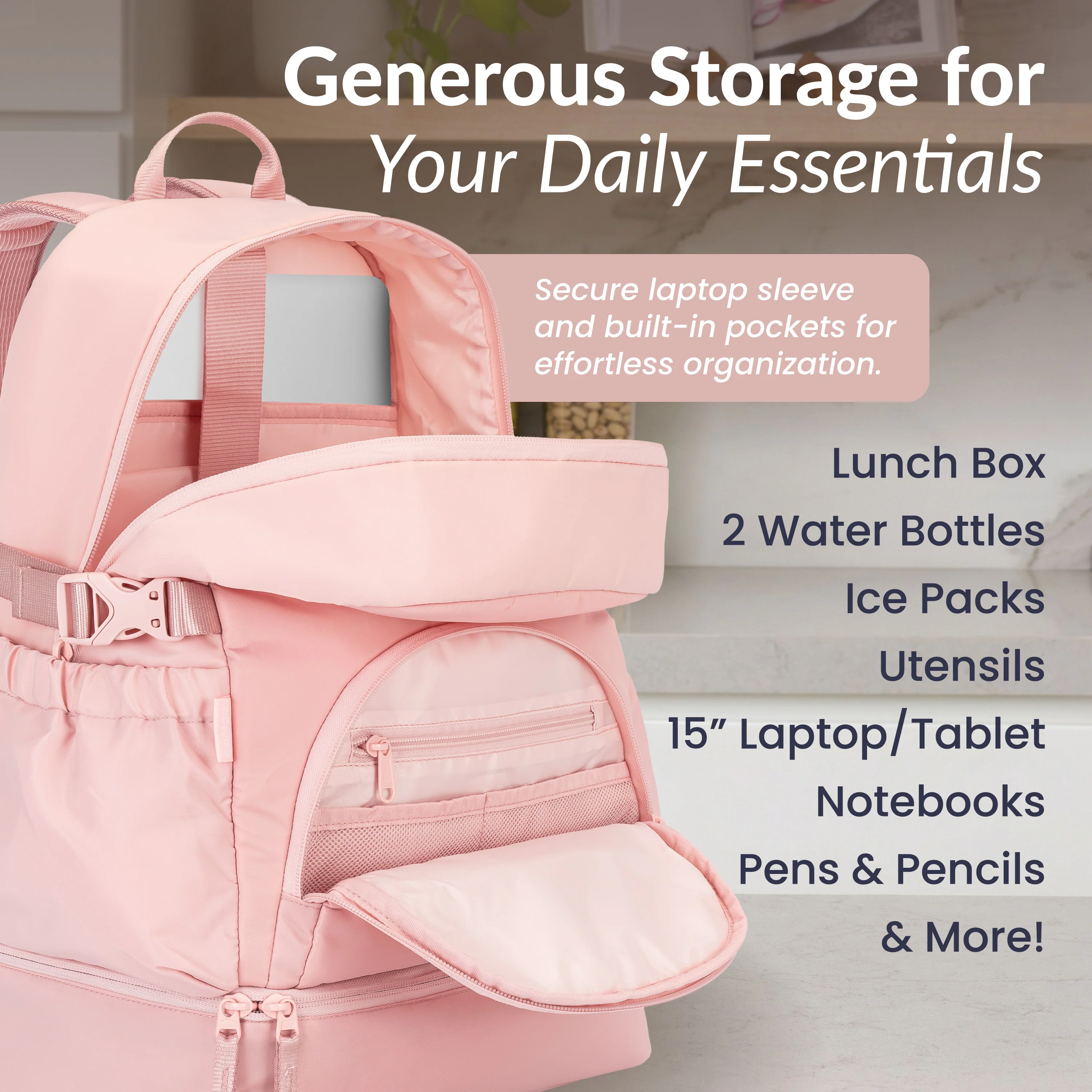 Bentgo 2-in-1 Backpack & Lunch Bag - Bone - Image 39