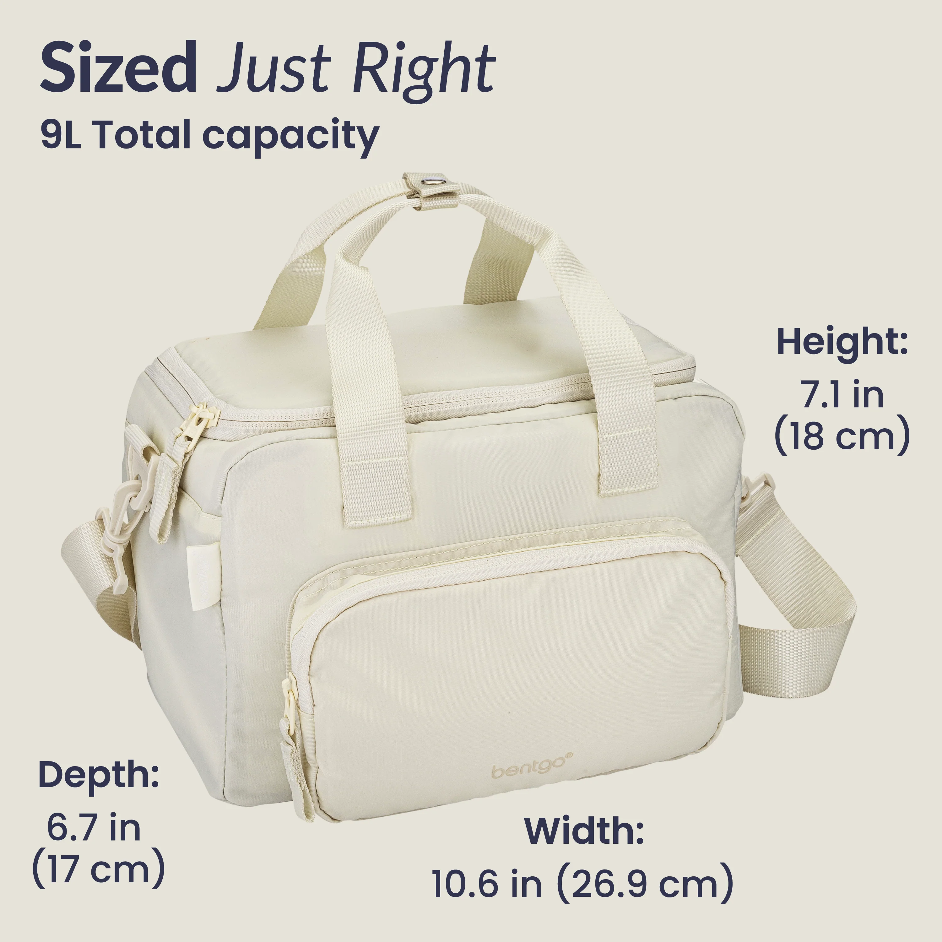 Bentgo Insulated Lunch Bag - Bone - Image 14