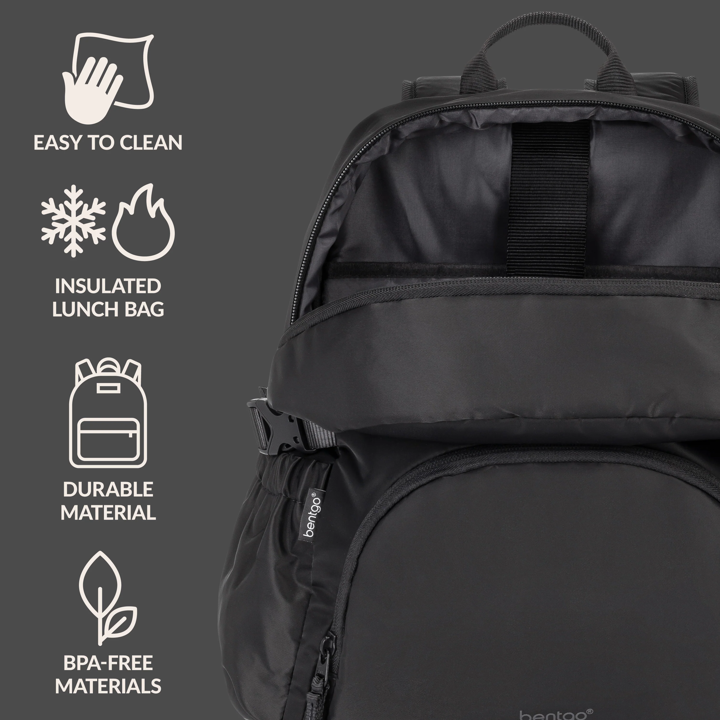 Bentgo 2-in-1 Backpack & Lunch Bag - Bone - Image 31