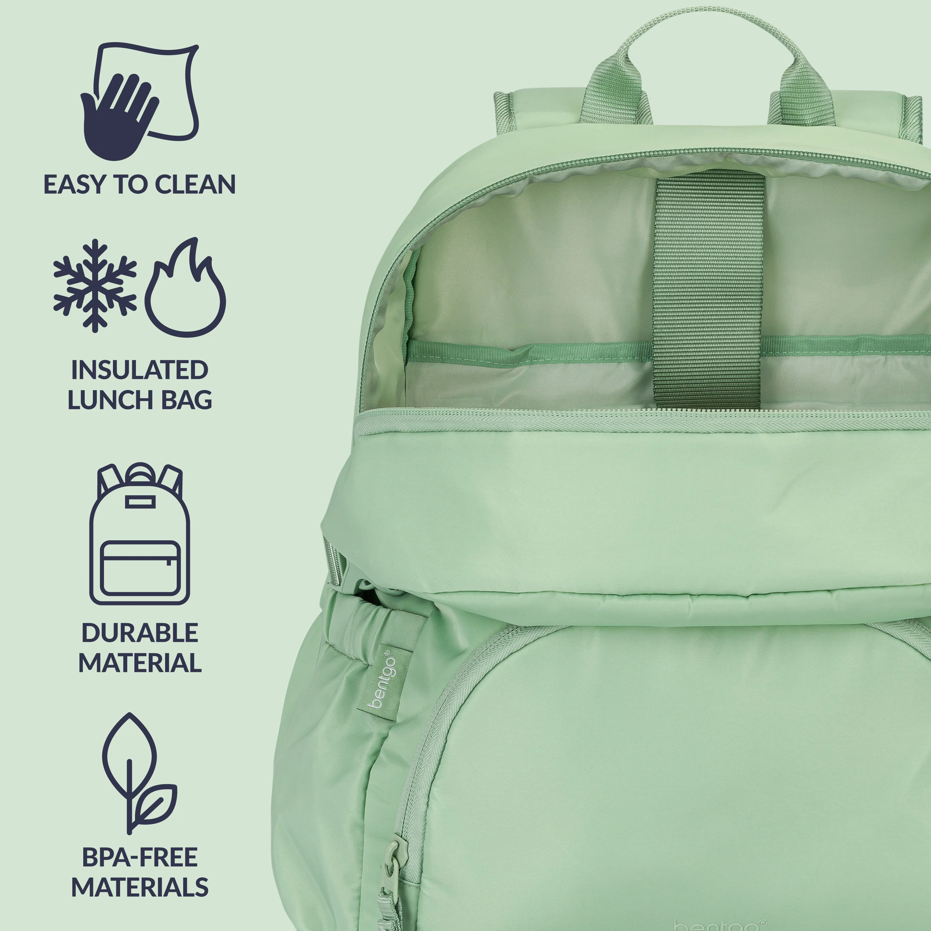 Bentgo 2-in-1 Backpack & Lunch Bag - Bone - Image 11